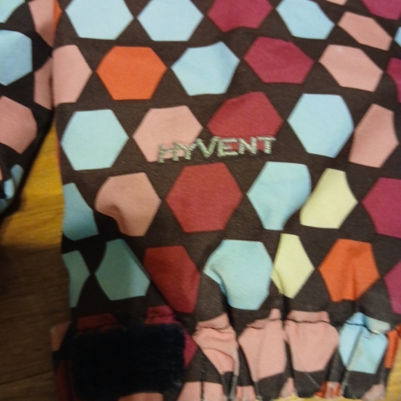 THE NORTH FACE Girls Jacket Hyvent Ski Snowboard Size XL Unique Colors - Picture 5 of 13